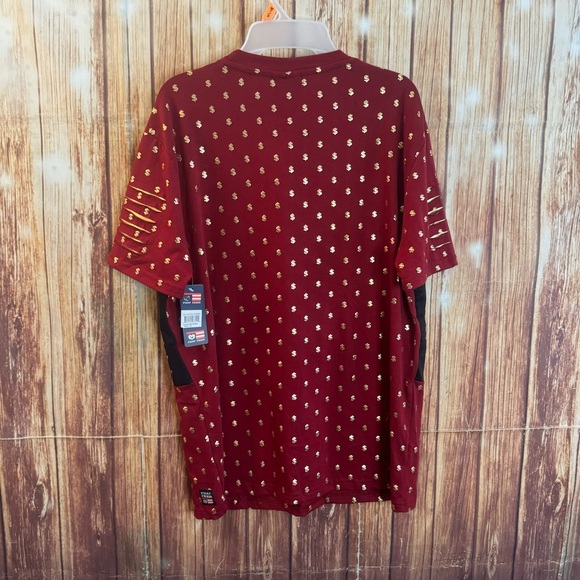 Phat Farm Men’s Short Sleeve Hustle Foil Print with Dollar Signs T-Shirt Size L - Picture 3 of 11